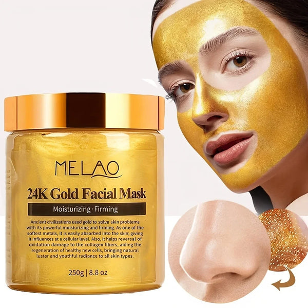 Mascarilla Facial de Colágeno y Oro